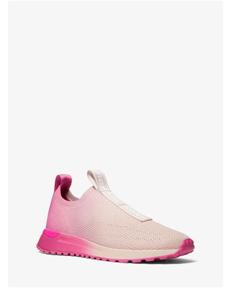 michael kors slip on pink|michael kors pink bodie sneaker.